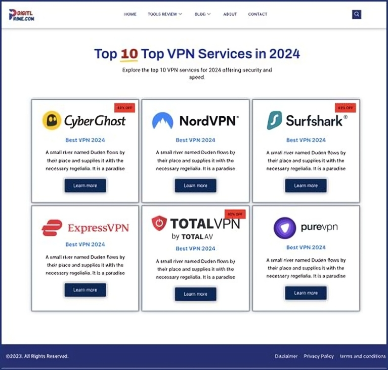 VPN-Affiliate-Landing-Page